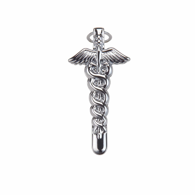 Pen Clip for 7 mm Pens - Style:Medical - Finish:Chrome